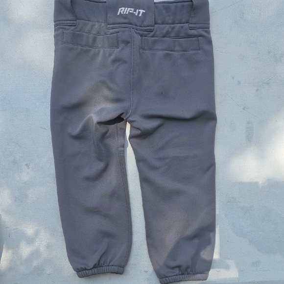 Gray Rip-It Softball Pants With Padding - Picture 4 of 6